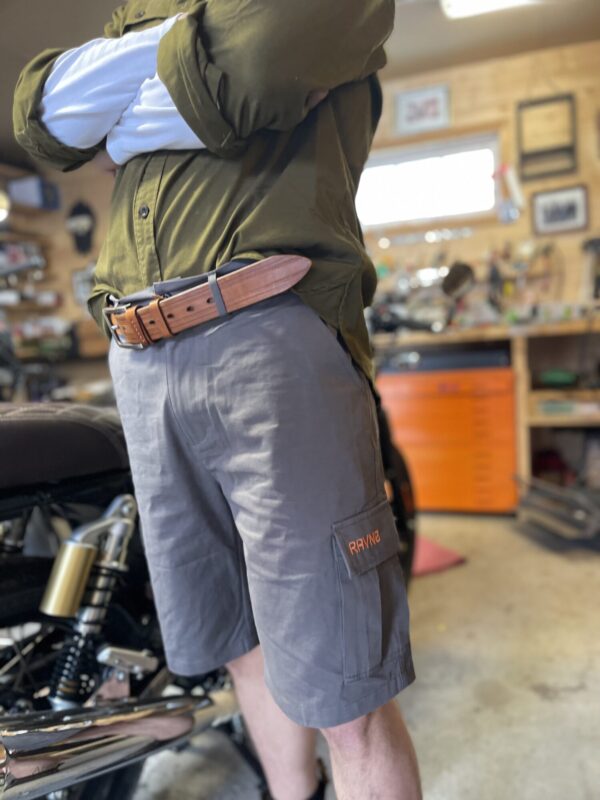 Summer Bum • Light Canvas, Indian cotton - shorts • Stone Grey - Image 2