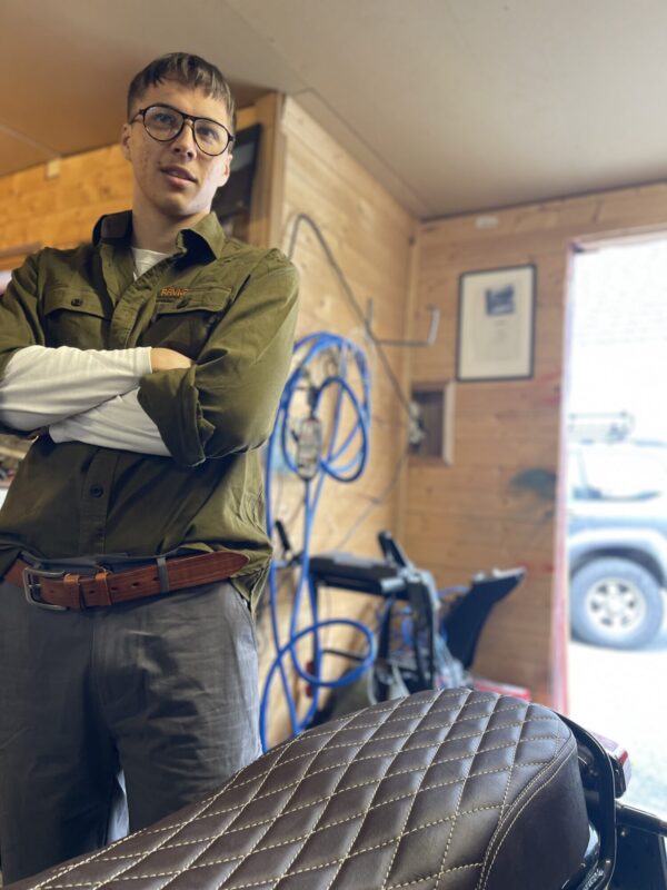 Fauna • Light waxed • Indian cotton canvas shirt • Olive Bronze - Image 3