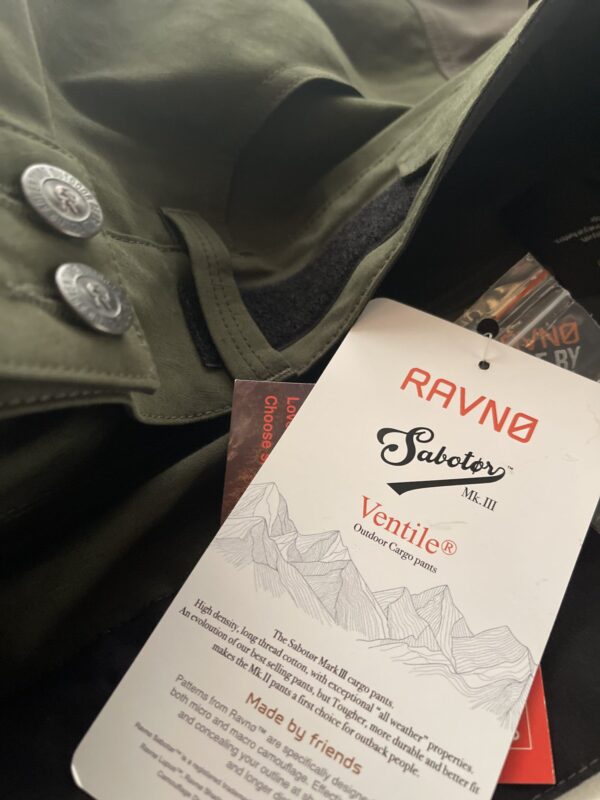 Ravnø Sabotør™ Gen.3 • The world's best pants • Ventile canvas blend • Olive - Image 3